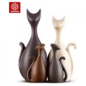 4 Gatti in Ceramica